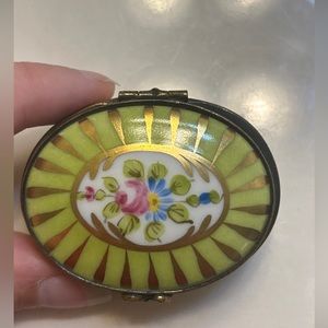 Vintage Limoges Peint Main trinket box